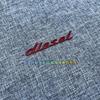 Diesel car logo metal car sticker diesel English letter label personalized tail side label modification