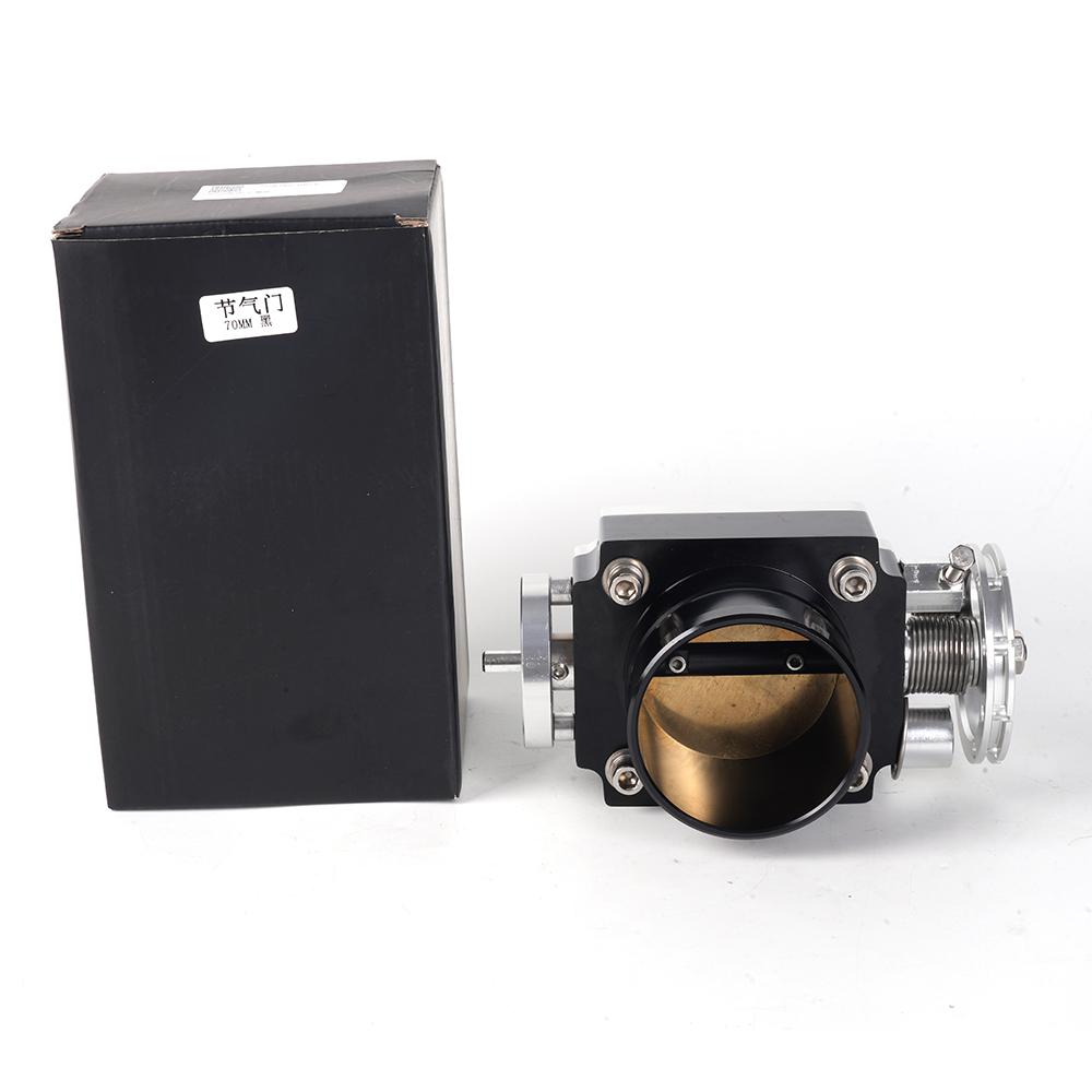 RASTP-Universal 70mm 2,75 Zoll High Flow Legierungsaluminium CNC Billet Ansaugklappenstutzen RS-THB192
