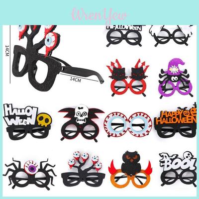 2023 Neue Halloween Dekorative Brillen Geisterfest Party Kinder Erwachsene Horror Requisiten Totenkopf Geist Brillengestell Cartoon-Stil