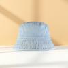 Bucket Hat Japanese Simple Casual Denim Bucket Hat Student Korean Version Basin Hat Men