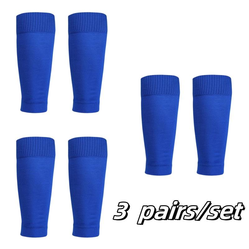 3 perechi Jambiere pentru bărbați Șosete sport pentru baschet fotbal pentru adulți Protecție tibie Șosete pentru gambă Șosete cu suport