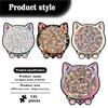 Cat Puzzle Toy Wooden Special-Shaped Puzzle Model Decompression Puzzle Handmade Puzzle