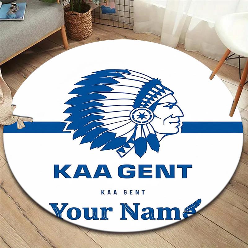 Chief S Pride Custom Name Round Area Rug Carpet Rug For Living Room Bedroom Sofa Playroom Decor Nonslip Floor Mat