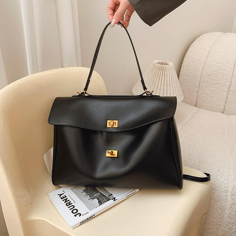 New fashion casual big bag shoulder portable trendy women's bag