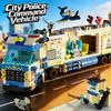 Stadtpolizeistation Bausteine Polizeiauto Bausteine Polizeikommandofahrzeug Kinderspielzeug Weihnachtsgeschenk