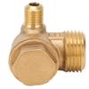 Air Compressor Check Valve 3 Way NonReturn Male Threaded Accessories 1 2x14x10 Brass