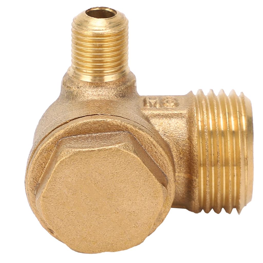 Air Compressor Check Valve 3 Way NonReturn Male Threaded Accessories 1 2x14x10 Brass