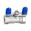 Ball Valve Plumbing Fixtures Easily Installation Tube Fitting T Handle Water Shut Off for