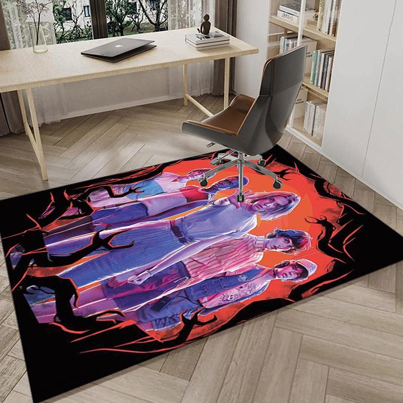 Stranger Sci-fi Adventure Carpet, Chair Rug,Rug for Office Bedroom living rooms, Doormat decor Fan Gift Christmas Gift