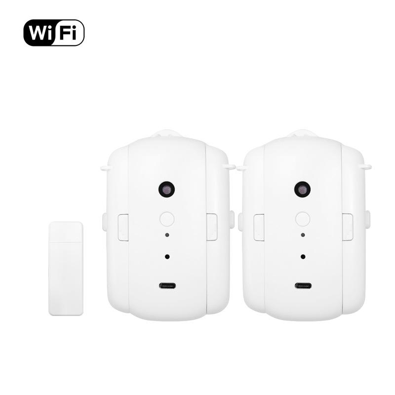 Graffiti Smart WiFi Curtain Controller with Voice and Remote Control - Free Track Installation Included