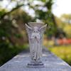 Cemetery Vases Praying Angel Sculpture Ornament Resins Outdoor Decors Flower Holder Pot For Memorial Garden Grave Site