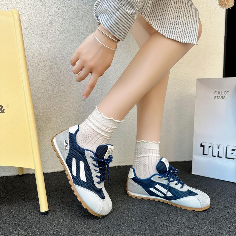 Women's autumn new mesh breathable casual child light running sneakers single shoes