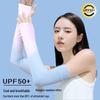 Unisex Summer Gradient Ice Silk UV Protection Cycling Sleeves
