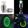 1/4Pcs Car Wheel Lights Cap Auto LED Light Wheel Tire Tyre Air Valve Stem Caps Cover for Car Motorcycle Auto Lights Accessories