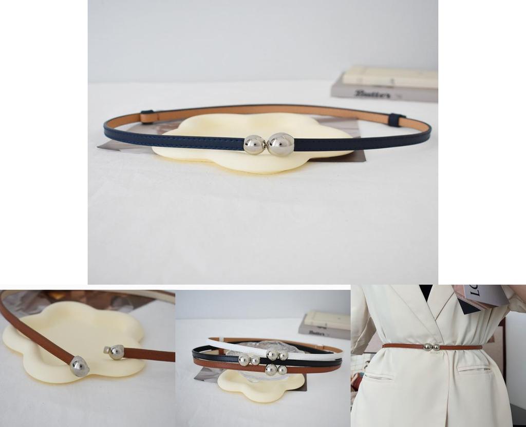 Elegant Women's Slim Waist Belt In Stylish Pu Leather For Dresses And Sweaters In Versatile Colors