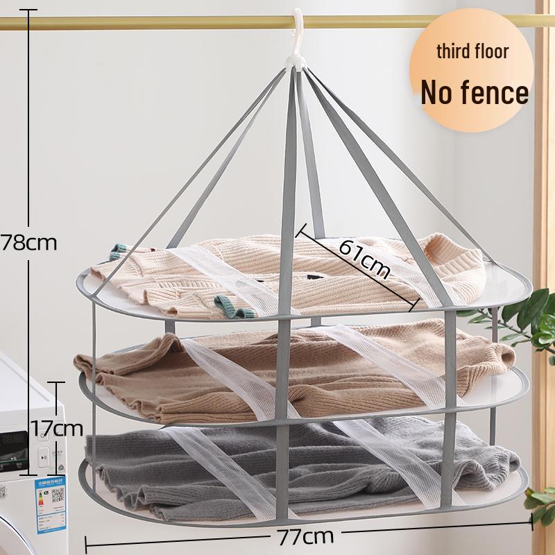 Multifunctional Drying Rack: Sock, Sweater & Underwear Flat Lay Net.