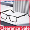 UNIEOWFA Italy Acetate Prescription Glasses Frame for Men Square Retro Myopia Eyeglasses Frame Male Luxury Brand Optical Eyewear