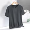 Ice silk quick-drying t-shirt men's short-sleeved summer men's large-size half-sleeved clothes outdoor running sports t-shirt round neck
