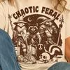 DND ALIGNMENT SHIRT: Chaotic Feral, dnd shirt, dungeons and dragons shirt d&d merch, neutral, lawful, racoon opossum skunk trash familiar