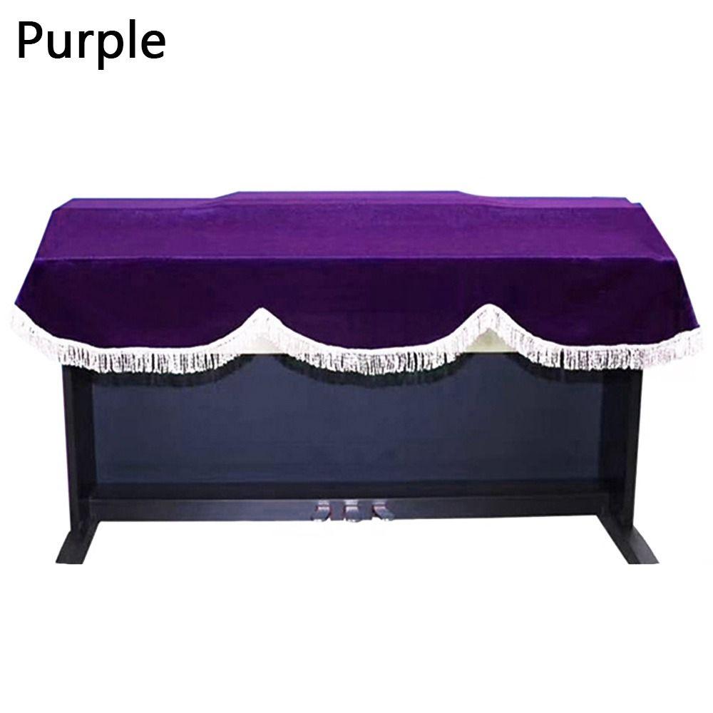 

Водонепроницаемые чехлы Чехол для электропианино Чехол от пыли для пианино Чехлы для клавиатуры пианино Чехлы для 88 клавиш фиолетовый