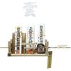 Sakura Zen Wall-Mounted Shinto Altar, Versatile Modern Design, Colorful Cloud, Crystal Torii Gate,