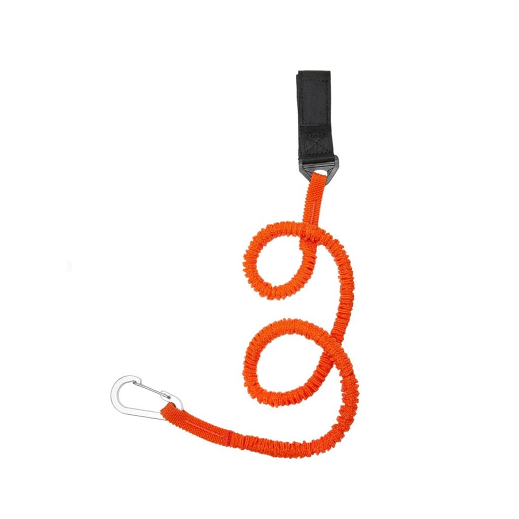 Elastic Kayak Paddle Lead Fishing Tie Rowing Rope Stretchable Coiled Lanyard Leash Prevents Lost Paddle Lanyard