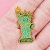 Decorative Brooch Cartoon Goddess Statue Design Zinc Alloy Brooch Pin Bag Sweater Suit Lapel Enamel Badge Outfit Accessory