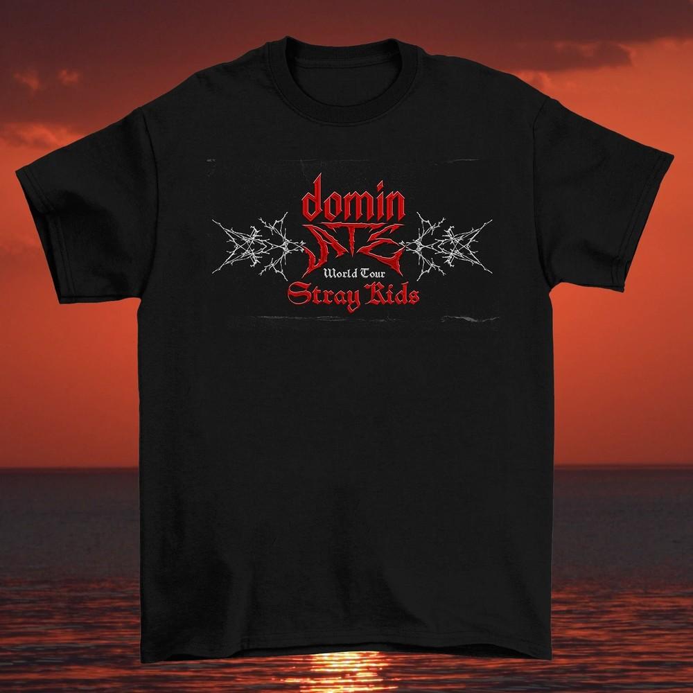 Stray Kids dominATE World Tour 2025 T Shirt Full Size S5XL Unisex T-Shirt S