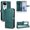 For vivo S19 Pro 5G/V40 5G Wallet Case Dot Pattern Imprint PU Leather Flip Phone Cover