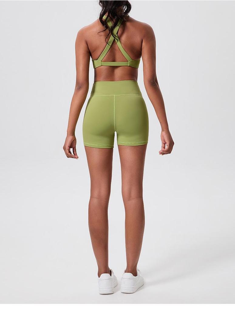 New High-Waisted Yoga Suit: Slimming Vest & Fitness Set for Outdoor Sports