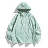 Sommer-Bergcamping im Freien, gestreifte Spleißen-Sonnenschutzkleidung mit drei Balken für Paare, kühle und lockere Sommer-Vielseitigkeits-Sonnenschutzkleidung