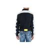 Off-White SS19 Patchwork Sleeve Denim Jacket Men Jackets Blue OMYE026S19C300018500