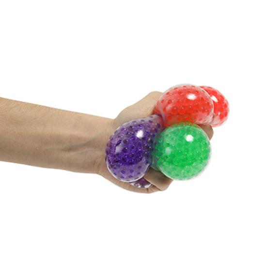 2Pcs 3.5CM Colorful Stress Ball Funny Stretch TPR Anxiety Relief Decompression Squeeze Ball Sensory Squishes Fidget Toy Kids Teens Adults Gift