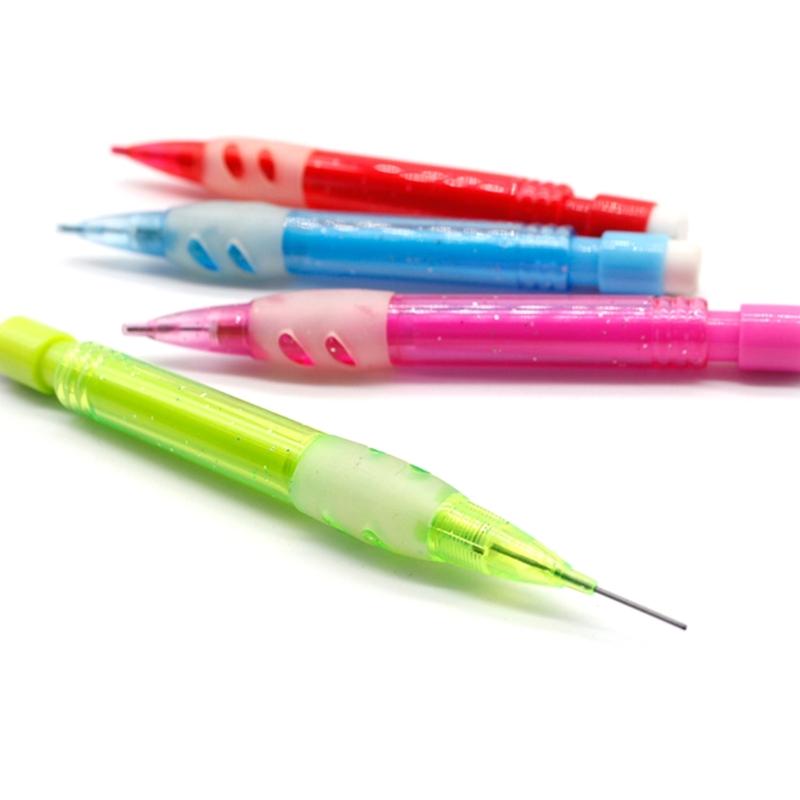 20Pcs Small Automatic Pencil with Small Eraser 0.7MM Mechanical Pencil Automatic Drafting Pencil for Writing Drawing