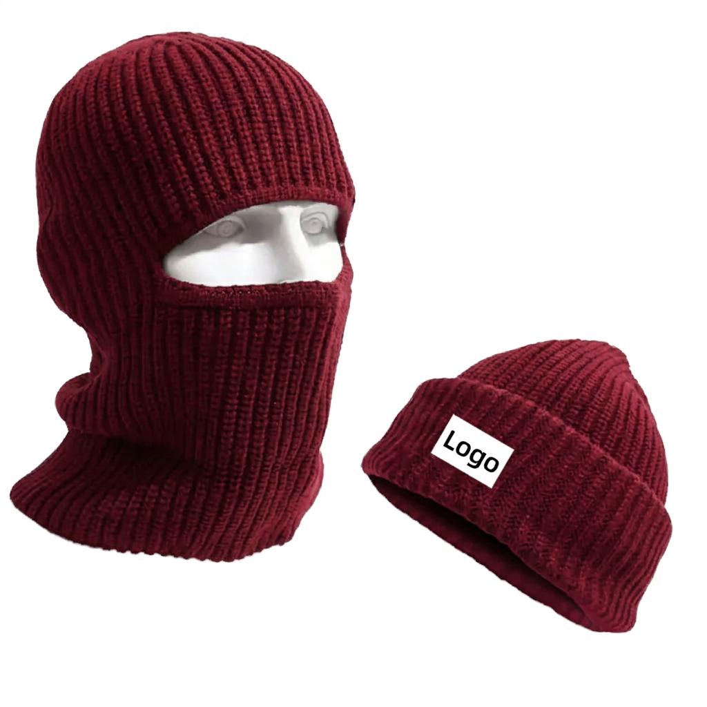 Dual Use Ski Customized High Quality Unisex Plush Balaclava Face Mask Winter Outdoor Cycling Cold Weather Neck Warm Windproof
