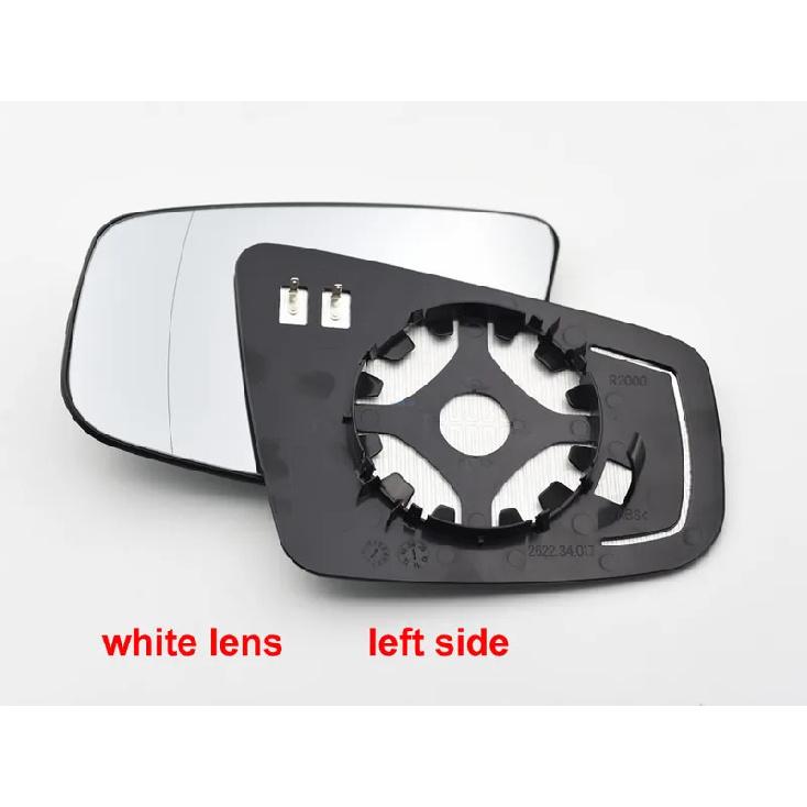 For Buick Lacrosse 2009 - 2015 Car Accessories Side Rearview Mirrors Lenses Rear View Mirror White Blue Glass Lens with Heating