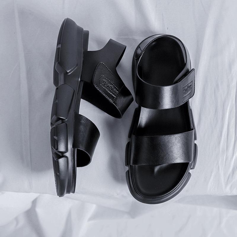 Handmade Ultra-light Men Sandals Leisure Beach Holiday Shoes Outdoor Male Retro Summer Flats Comfortable Casual Sandals Open-toe