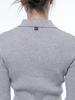 Chaenseseunoi Soft Slim Button Collar Knit Gray/W243Tp08Gr
