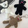 Plüschbär Schlüsselanhänger Anhänger für Damen Autoschlüssel Rucksack Handtasche