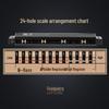 Guoguang 24-otworowa harmonijka polifoniczna dla początkujących - tonacja C zestaw prezentowy