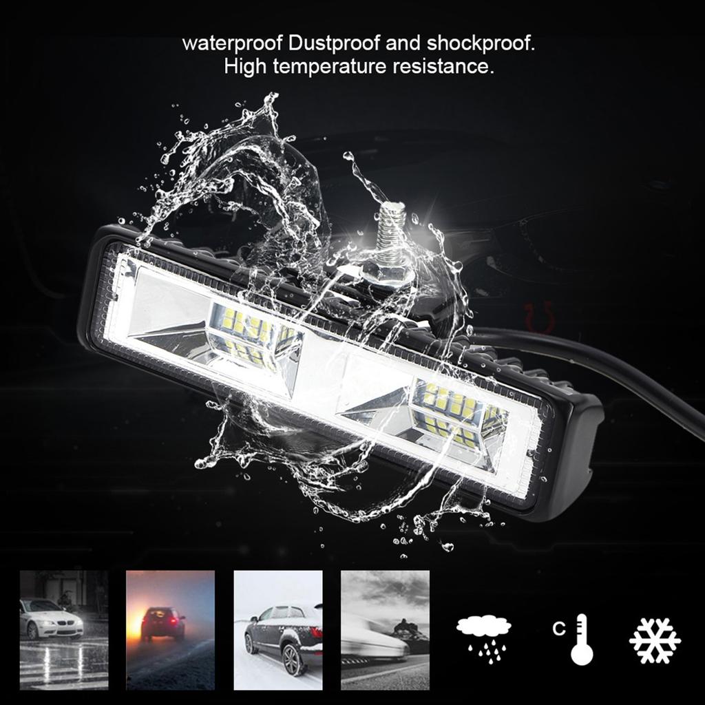 6 inches 16 LEDs Light Bar Beam Bulb Car Auxiliary Work Lamp 12-24V