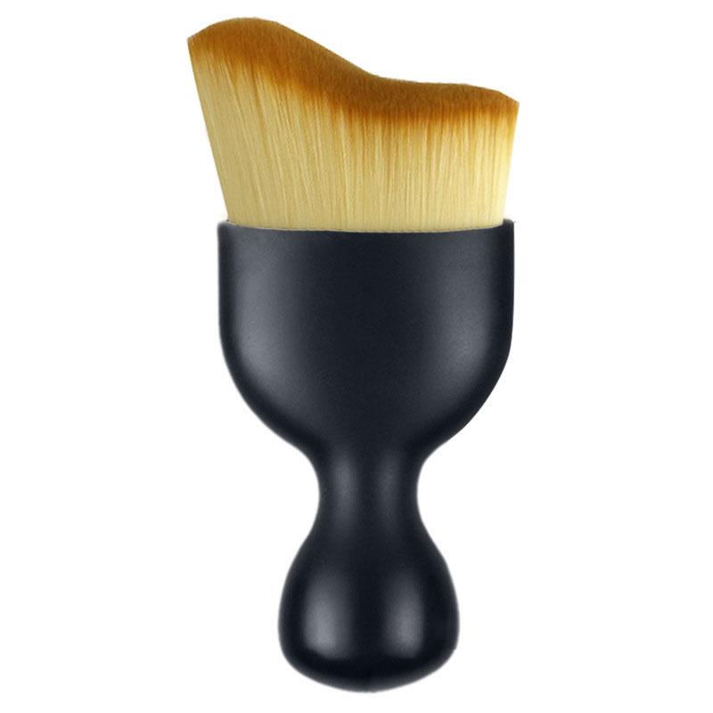 Изогнутая кисть для тональной основы и румян - Волнистая кисть для макияжа и пудры