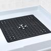 Square Shower Mat Bathtub Mat Non Slip 53x53cm, Square Bath Mat for Inside Shower Tub, Shower Stall Mats for Bathroom Floor
