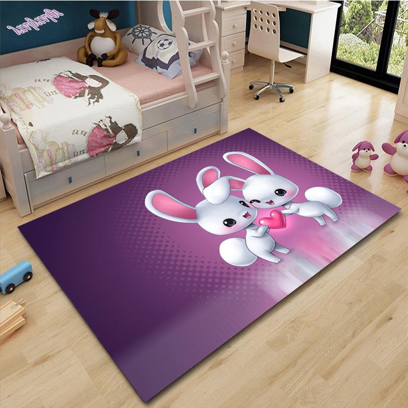 Cartoon Niedlich Lieblich Kreativität Gedrucktes Muster Rutschfester Teppich Bodenmatte Wohnzimmer Teppich Dekoration Picknickteppich Wandteppich