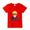 Narutos T-shirt Children Clothing Boy Girl Japanese Manga Pattern Short Sleeve Kid Cartoon Casual Sports Cotton Tee Home Clothes