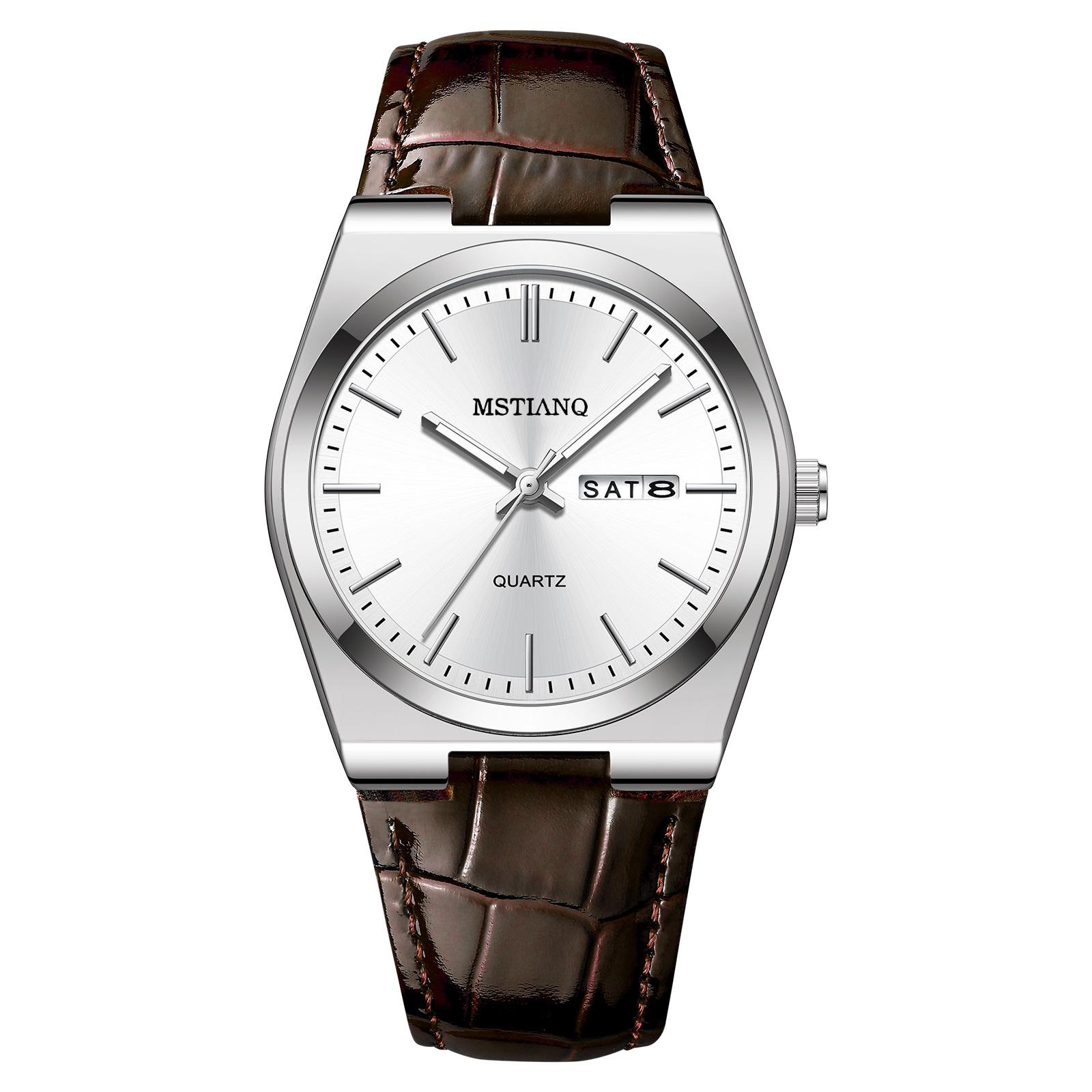 

Fashion High-End Watches Men S Business Casual Bi-Date Boys Glow-In-The-Dark Quartz Watches Men