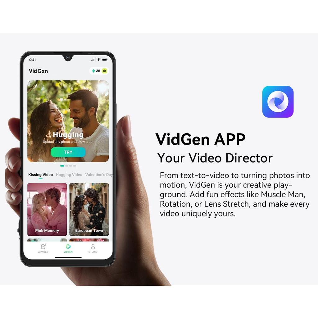 Blackview WAVE 9C  Android 15 6.56-inch HD+ Display Octa-core Unisoc Tiger T603 4GB/8GB RAM 64/128GB ROM Smartphone