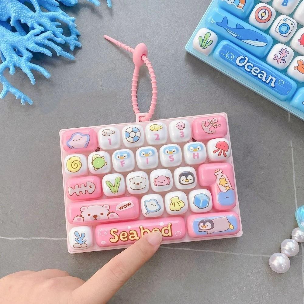 26 Key Mini Keyboard Pendant Cute Design Keyboard Keychain  Popular Pendant