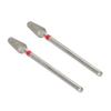 2pcs Nail Art Drill Bit Remove Dead Skin Tungsten Steel Nail Polishing Grinding Heads