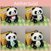 Cute Flower Panda Backpack Mahjong For Wealth Honey Jar Avocado Bag Plush